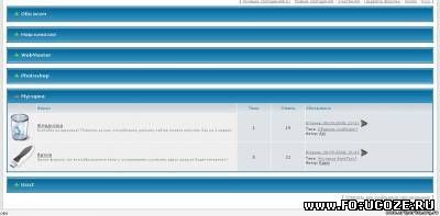 Скрытие форумов, как в ipb